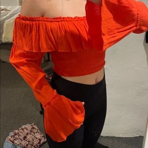 off the shoulder shirt